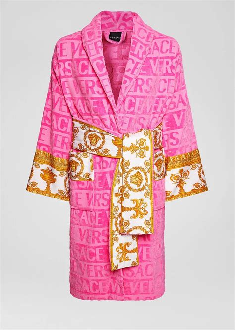 women's pink versace robe|neiman marcus Versace robe.